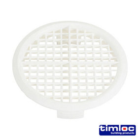 Timloc Push-in Soffit Vent White -  70.0