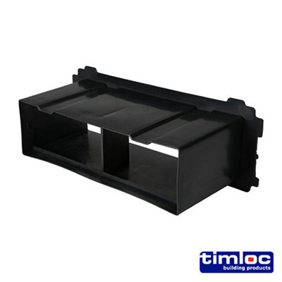 Timloc Through-Wall Cavity Sleeve Extension Black - + 90mm | DIY at B&Q