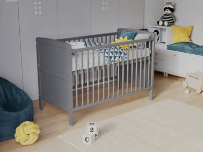 Timon cot bed 120x60cm with Aloe Vera mattress