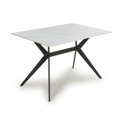 Timor 1200mm White Dining Table