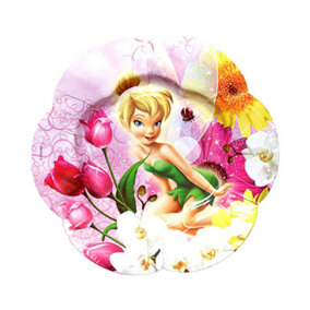 Tinkerbell Paper Party Plates (Pack of 6) Multicoloured (One Size)