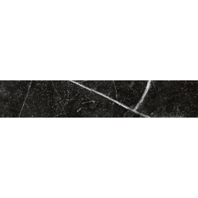 Tinos Black Marquina Marble Effect Matt 80mm x 100mm Porcelain Wall & Floor Tile SAMPLE