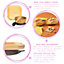 Tiny Dining 4pc Square Bamboo Suction Baby Feeding Set - Pastel Pink