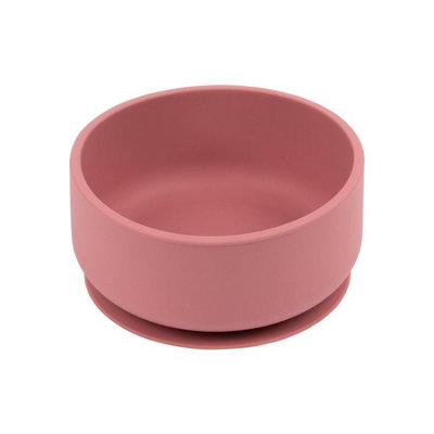 Tiny Dining - Baby Silicone Suction Bowl - Dusty Rose | DIY at B&Q