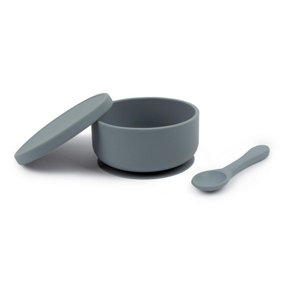Tiny Dining - Baby Silicone Suction Bowl & Spoon Set - Tradewinds