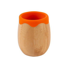 Tiny Dining - Bamboo Baby Trainer Cup - 130ml  - Orange