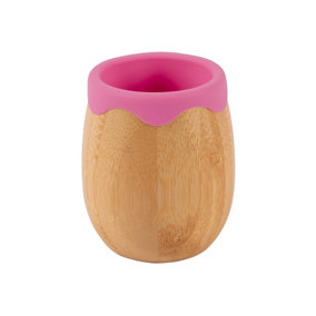 Tiny Dining - Bamboo Baby Trainer Cup - 130ml  - Pink