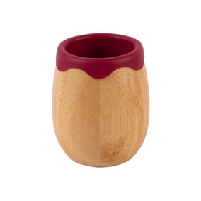 Tiny Dining - Bamboo Baby Trainer Cup - 130ml  - Red