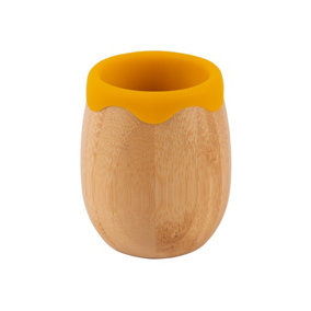 Tiny Dining - Bamboo Baby Trainer Cup - 130ml  - Yellow