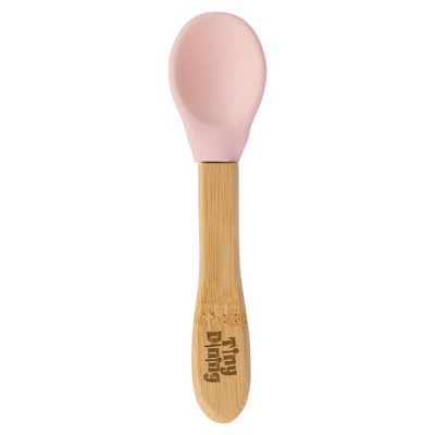 Tiny Dining Bamboo Silicone Tip Spoon - Pastel Pink - Children's Baby ...