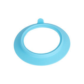 Tiny Dining - Children's Bamboo Bowl Suction Cup - Blue