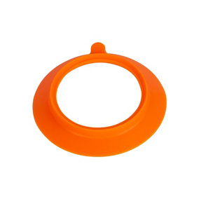 Tiny Dining - Children's Bamboo Bowl Suction Cup - Orange