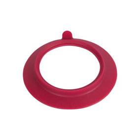 Tiny Dining - Children's Bamboo Bowl Suction Cup - Red