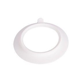 Tiny Dining - Children's Bamboo Bowl Suction Cup - White