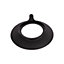 Tiny Dining - Children's Bamboo Plate Suction Cup - Black