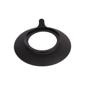 Tiny Dining - Children's Bamboo Plate Suction Cup - Black