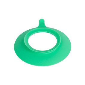 Tiny Dining - Children's Bamboo Plate Suction Cup - Green