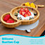 Tiny Dining - Children's Bamboo Suction Koala Plate - Red