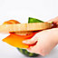 Tiny Dining - Children's Bamboo Suction Plate - Orange