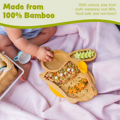 Children's bamboo outlet dinner set