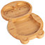 Tiny Dining Penguin Bamboo Suction Plate - Beige