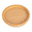 Tiny Dining Round Bamboo Suction Plate - Beige