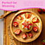 Tiny Dining Round Bamboo Suction Plate - Pastel Pink