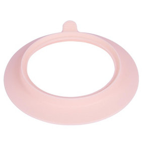 Tiny Dining Silicone Bamboo Bowl Suction Cup - Pastel Pink