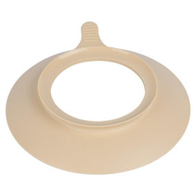 Tiny Dining Silicone Bamboo Plate Suction Cup - Beige