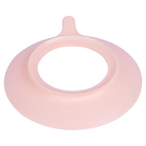 Tiny Dining Silicone Bamboo Plate Suction Cup - Pastel Pink