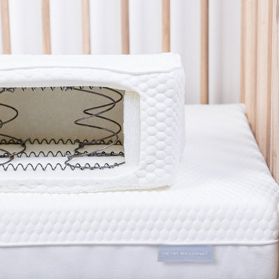 Tiny Dreamer Essentials - Advanced Coil Spring Cot Bed Mattress (140 x 70cm)