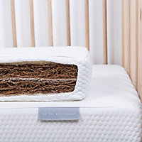 Tiny Dreamer Natural - Organic Coconut & 100% Wool Core Cot Mattress (160 x 70cm)