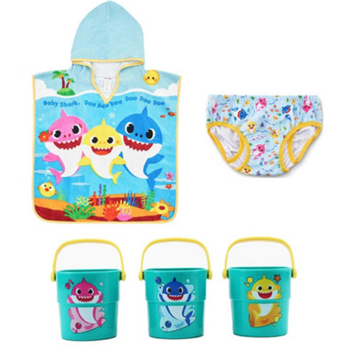 CERDÁ LIFE'S LITTLE MOMENTS 2200006327_T18M-C56 Tuta Baby Shark Bambino Colore Blu, 18 Mesi Unisex Bambini, taglia unica