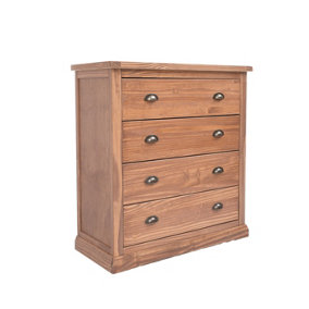 Tirolo 4 Drawer Chest of Drawers Brass Cup Handle