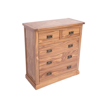 Tirolo 5 Drawer Chest of Drawers Bras Drop Handle