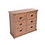 Tirolo 6 Drawer Chest of Drawers Bras Drop Handle