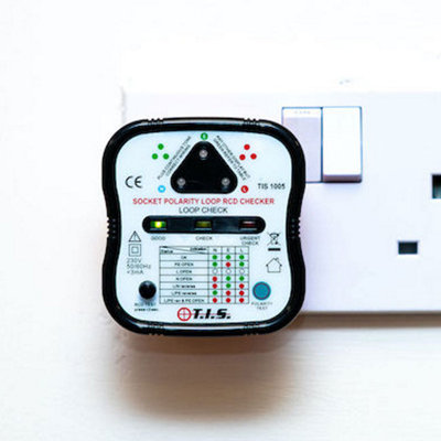 TIS 1005 Audible Socket Tester with Loop and RCD Check