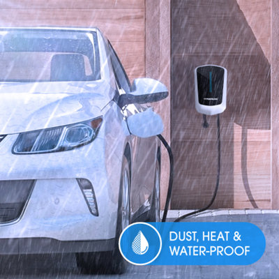 Titan Pro (White) - Smart EV Wall Charger - Type 2 with Smart App - 32A/7.4kW - 5 Metres - 3