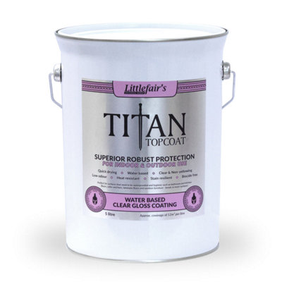 Titan Topcoat Ultra Strong Multi-Surface Protection - Gloss - 5 LTR - Littlefair's