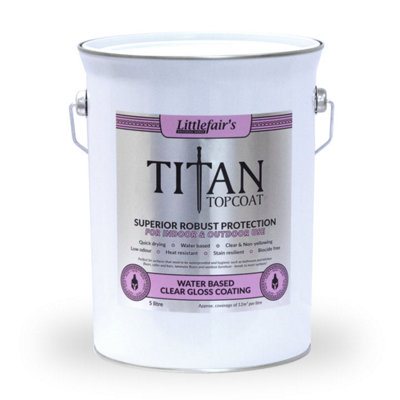 Titan Topcoat Ultra Strong Multi-Surface Protection - Gloss 5ltr - Littlefair's