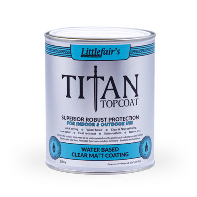Titan Topcoat Ultra Strong Multi-Surface Protection - Matt 1 LTR - Littlefair's