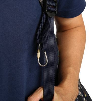 Titanium Alloy D Shape Camping Backpack Hang Buckle Screw Lock Snap Clip Keychain Hook Padlock