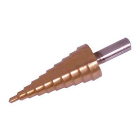 TITANIUM COATED 14 26mm Stepped Drill Bit 2mm Increments High Speed Hole Cutter