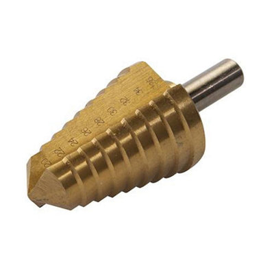 TITANIUM COATED 20 36mm Stepped Drill Bit 2mm Increments High Speed ...