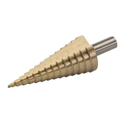 TITANIUM COATED 4 30mm Stepped Drill Bit 2mm Increments High Speed Hole ...