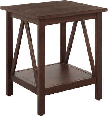 Titian Side Table Brown 51x45x57cm