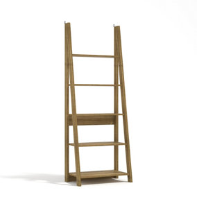 Tiva Ladder Bookcase Oak W 64 x L 38.6 x H 175.4 cm
