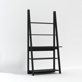 Tiva Ladder Desk Black W 84 x L 50 x H 175.4 cm
