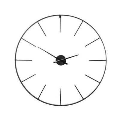 Tiverton Skeleton Wall Clock 80cm Diameter - Iron/MDF - L4.5 x W80 x ...