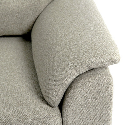 TIVOLI 2 SEATER PULL-OUT SOFA BED IN LUXURY BOUCLE WOVEN FABRIC OATMEAL